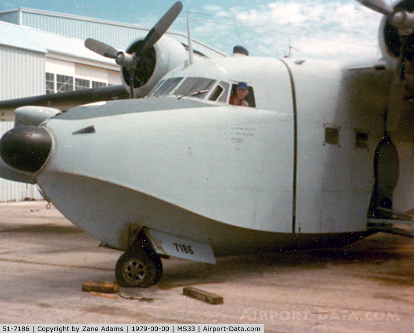 51-7186, 1951 Grumman HU-16B Albatross C/N G-243, At Hobbs New Mexico - CAF Hanger