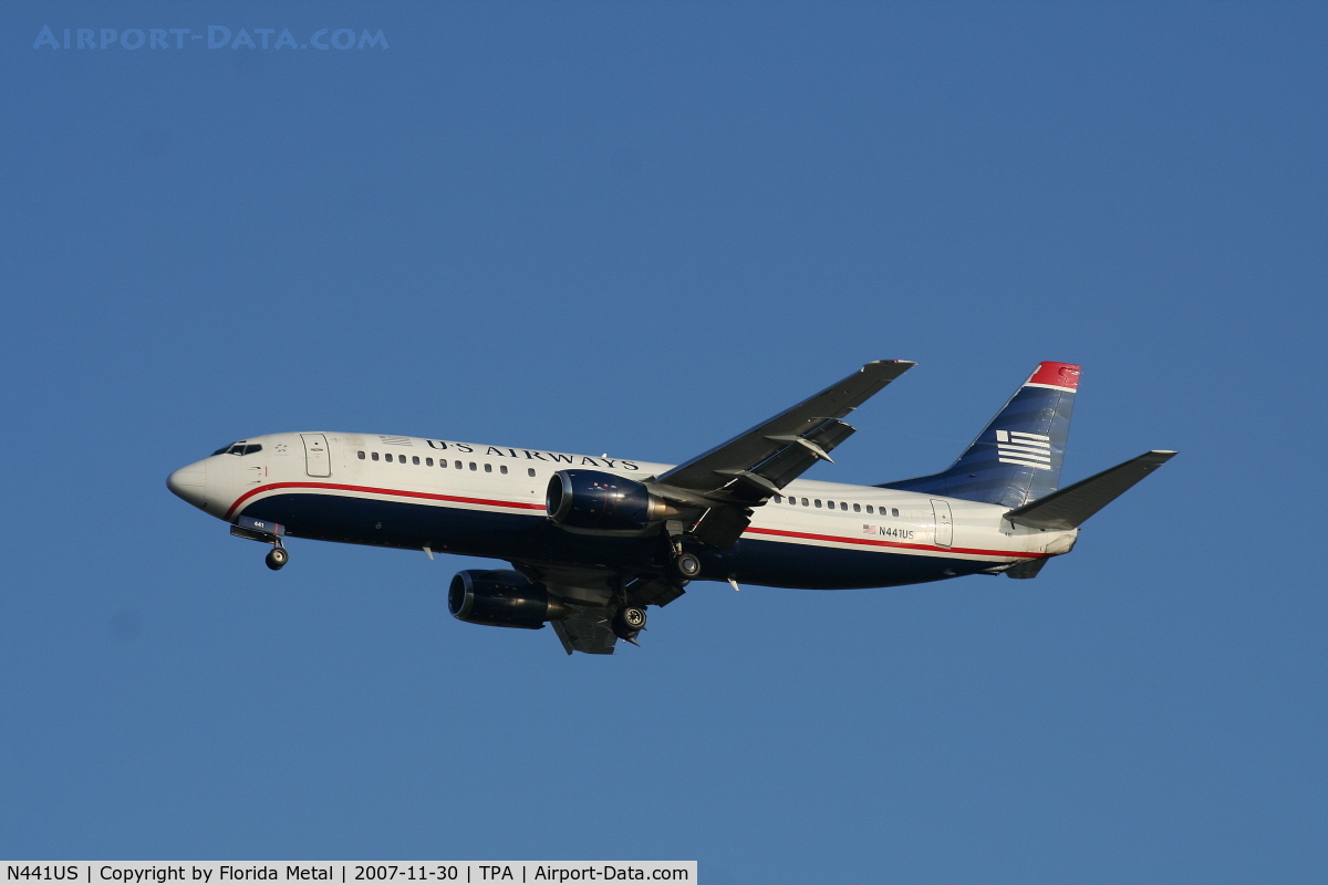 N441US, 1990 Boeing 737-4B7 C/N 24812, US Airways