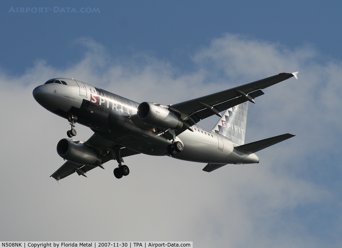 N508NK, 2005 Airbus A319-132 C/N 2567, Spirit