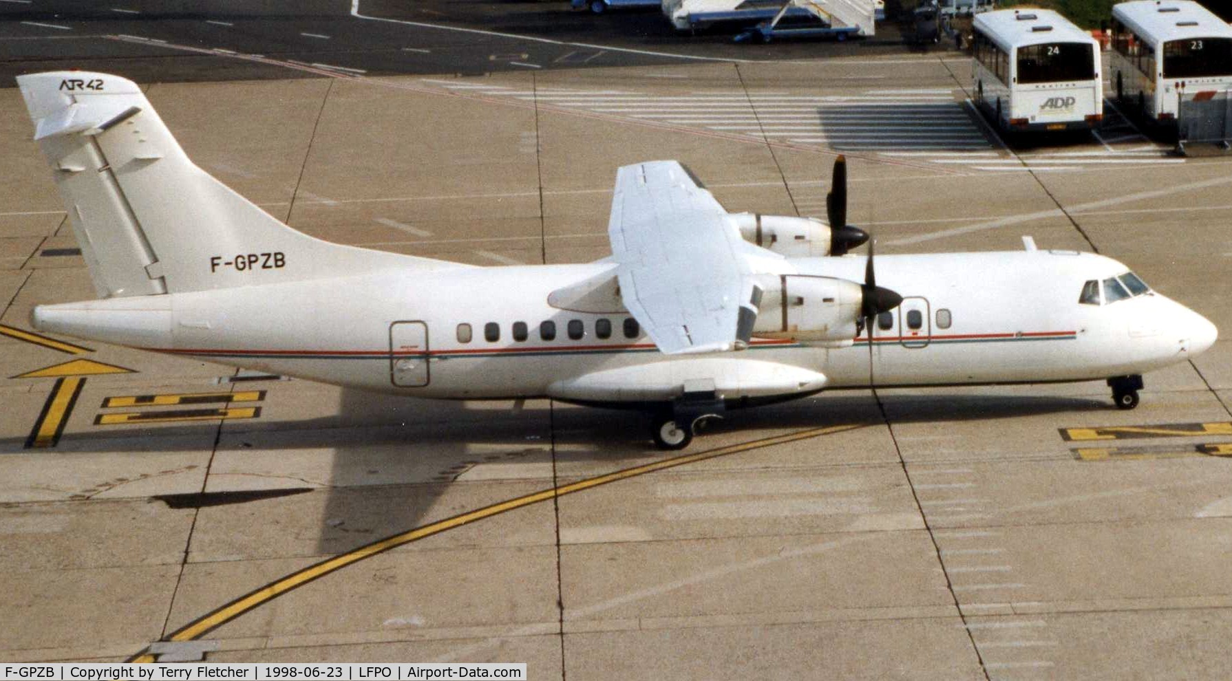F-GPZB, 1986 ATR 42-300 C/N 027, Air Libertie ATR42 subsequently became PK-YRC