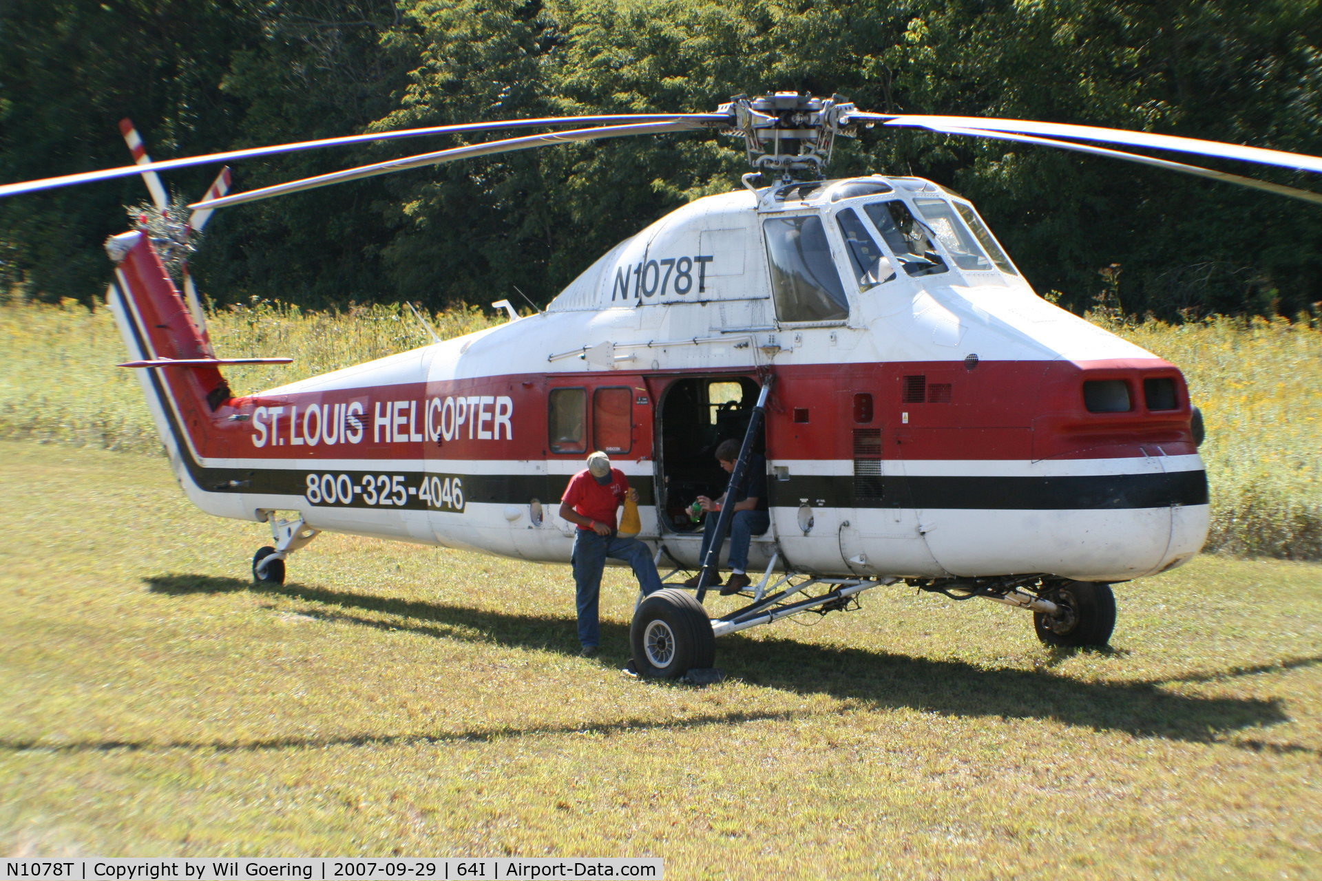 N1078T, 1958 Sikorsky S-58HT C/N 581016, 2007 Fly-in at Lee Bottom