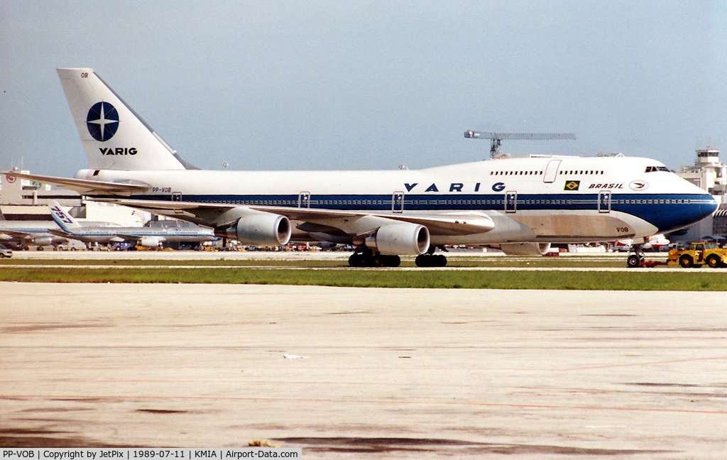 PP-VOB, 1988 Boeing 747-341 C/N 24107, VARIG