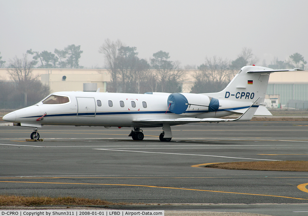 D-CPRO, 1998 Learjet 31A C/N 31-155, Parked at the general aviation apron