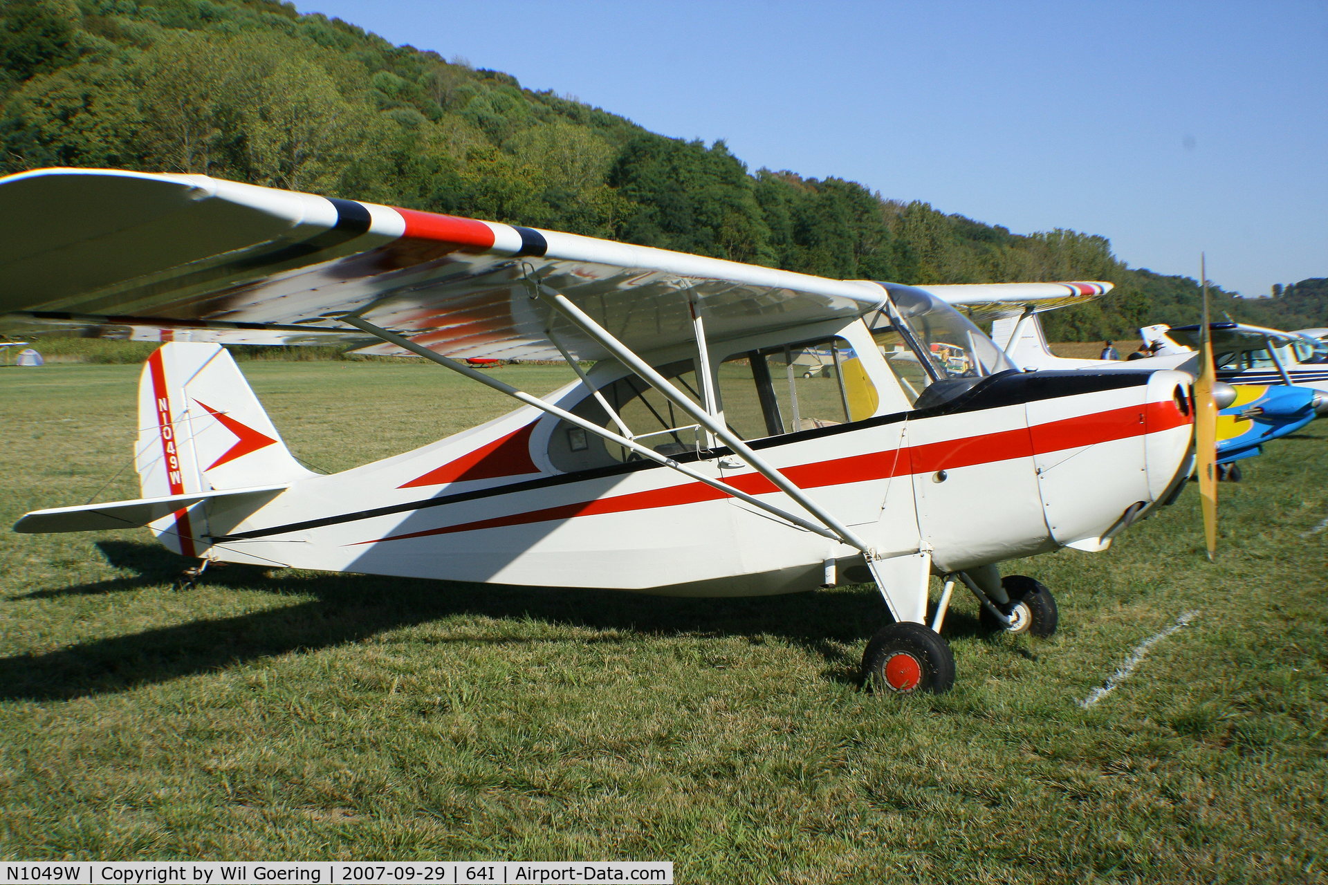 N1049W, 1947 Aeronca 7AC Champion C/N 7AC-7004, 2007 Lee Bottom Fly-in