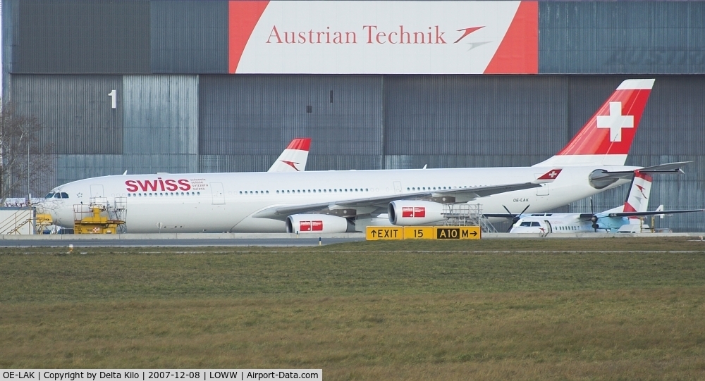 OE-LAK, 1997 Airbus A340-313 C/N 169, Austrian  A340-313X befor delivery swiss