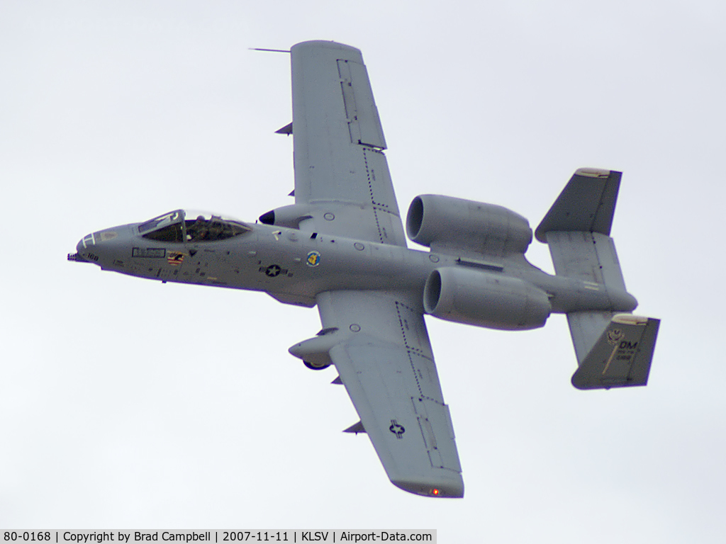 80-0168, 1980 Fairchild Republic A-10A Thunderbolt II C/N A10-0518, United States - US Air Force (USAF) / 1980 Fairchild A-10A Thunderbolt II