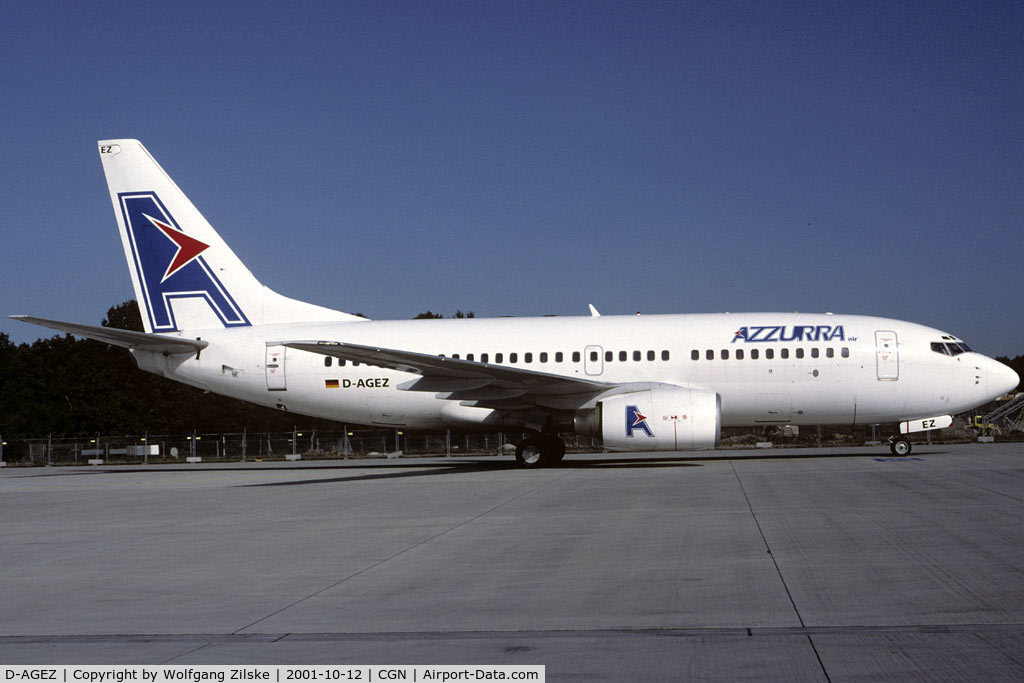 D-AGEZ, 1998 Boeing 737-73S C/N 29077, visitor