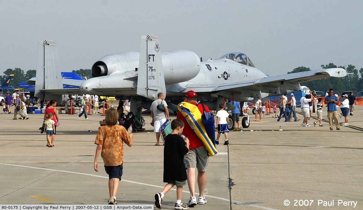 80-0175, 1980 Fairchild Republic A-10C Thunderbolt II C/N A10-0525, There was a day when the Hogs practically headlined here...