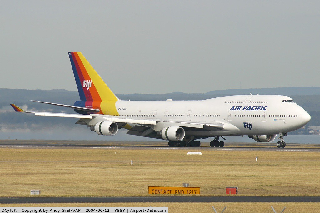 DQ-FJK, 1989 Boeing 747-412 C/N 24064, Air Pacific 747-400