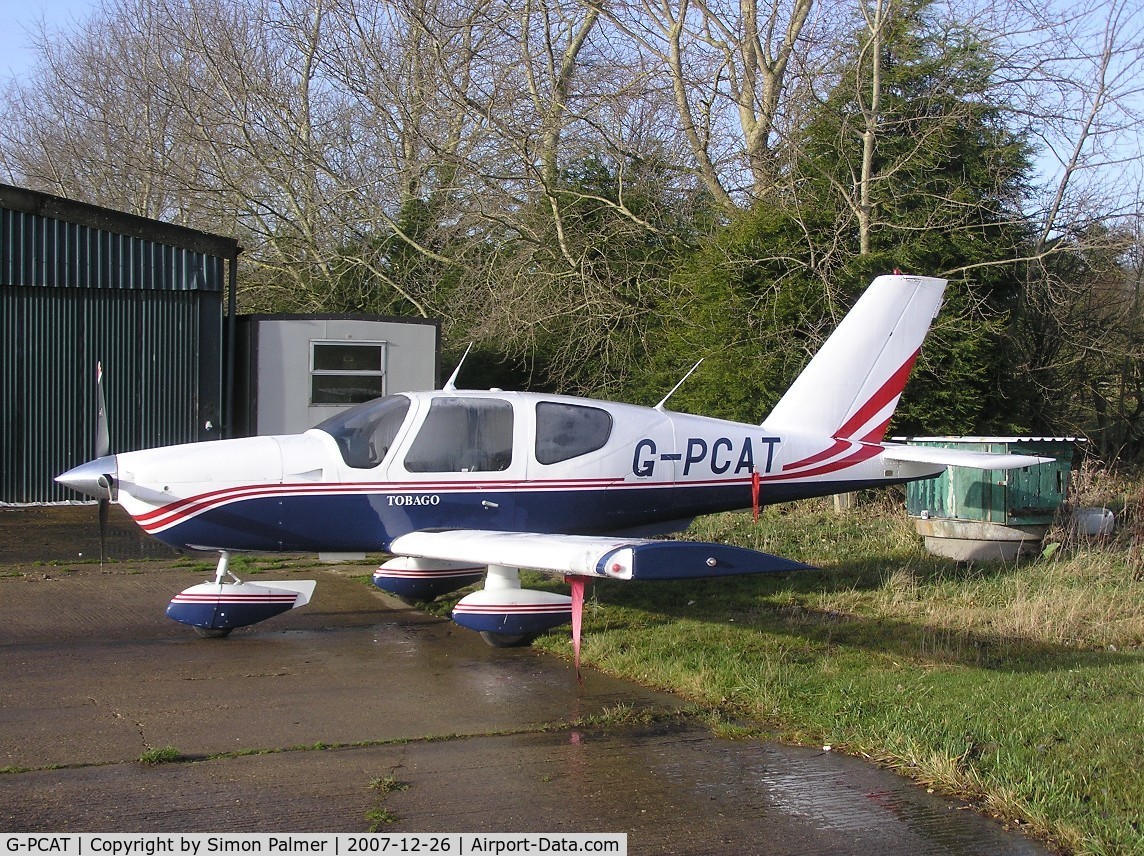 G-PCAT, 1980 Socata TB-10 Tobago C/N 60, TB10 at Hinton-in-the-Hedges airfield