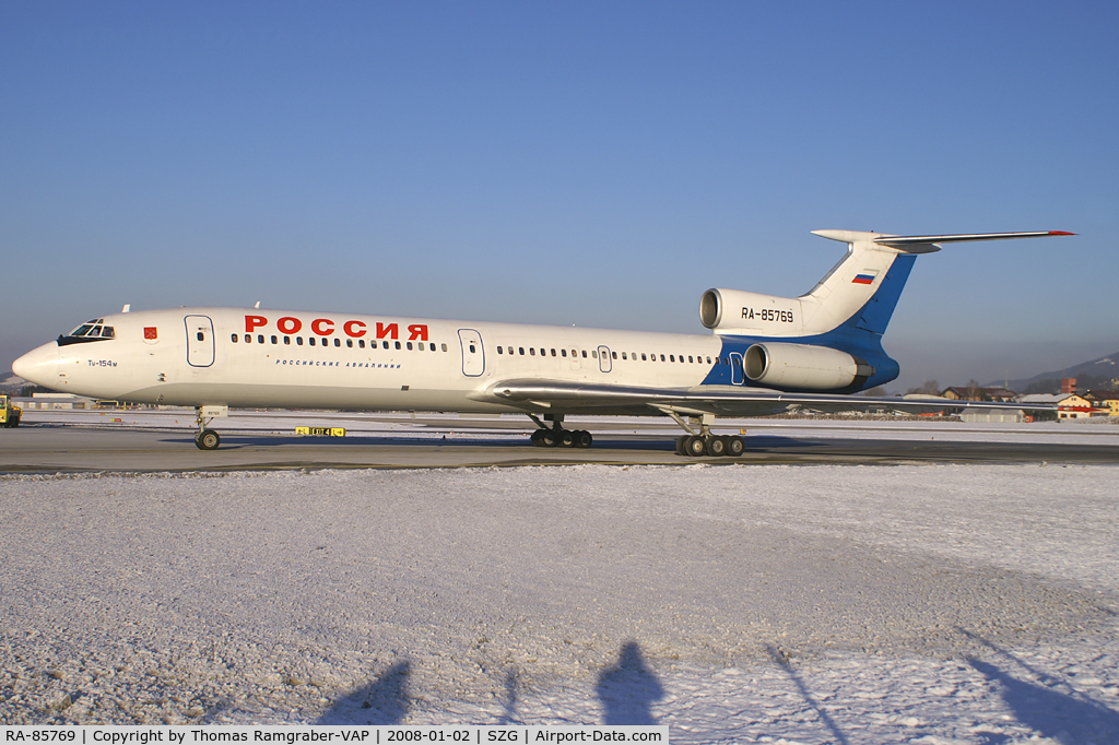 RA-85769, 1993 Tupolev Tu-154M C/N 93A951, Pulkovo Airlines Tupolev 154