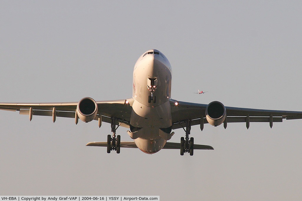 VH-EBA, 2002 Airbus A330-201 C/N 0508, Qantas A330-200