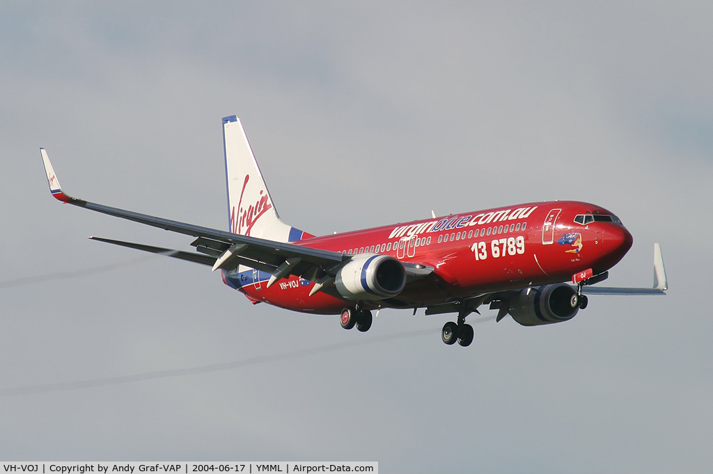 VH-VOJ, Boeing 737-81Q C/N 30787, Virgin Blue 737-800