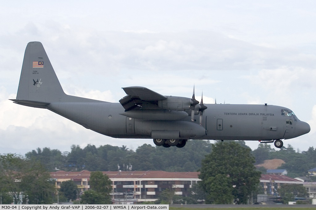M30-04, 1976 Lockheed C-130H Hercules C/N 382-4685, Malaysia - Air Force L-130