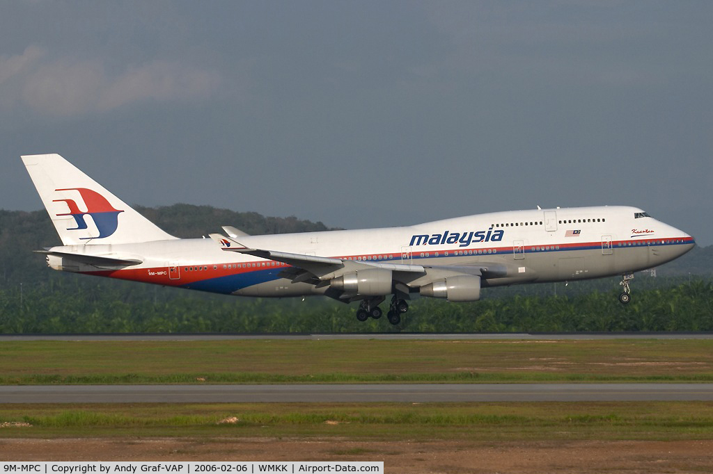 9M-MPC, 1993 Boeing 747-4H6 C/N 25700, Malaysia Airlines 747-400