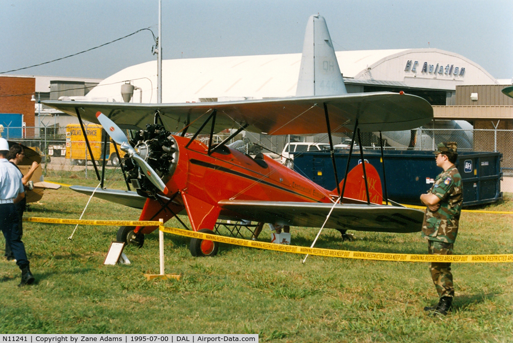 N11241, 1931 Waco QCF C/N 3453, Curly Havelaar's Prototype WACO QCF at Love Field Airshow