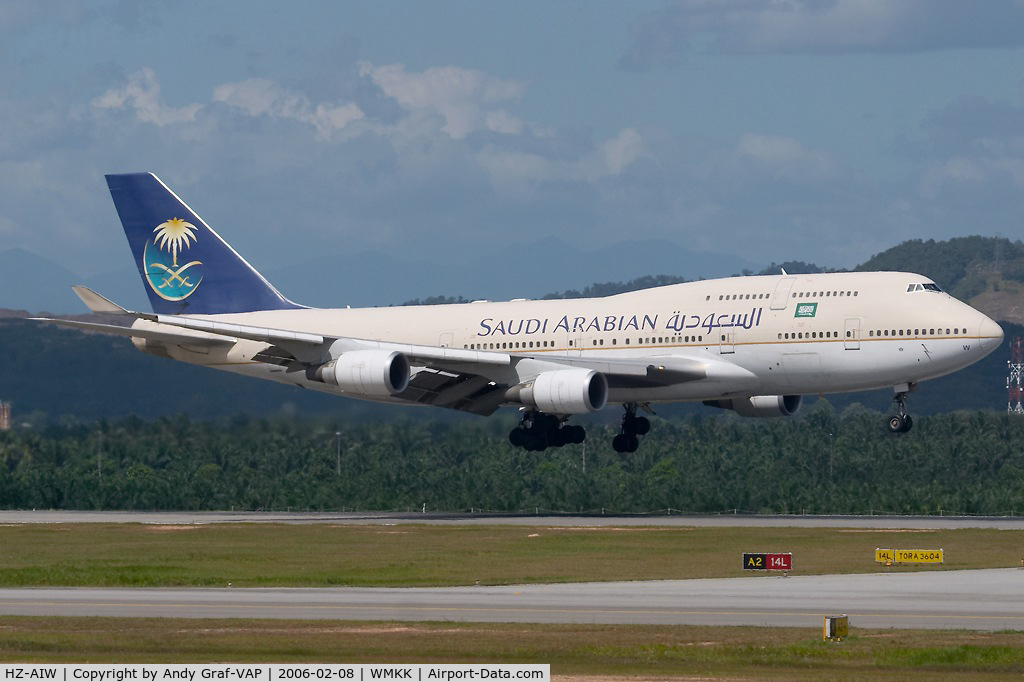 HZ-AIW, 1997 Boeing 747-468 C/N 28340, Saudi Arabian 747-400