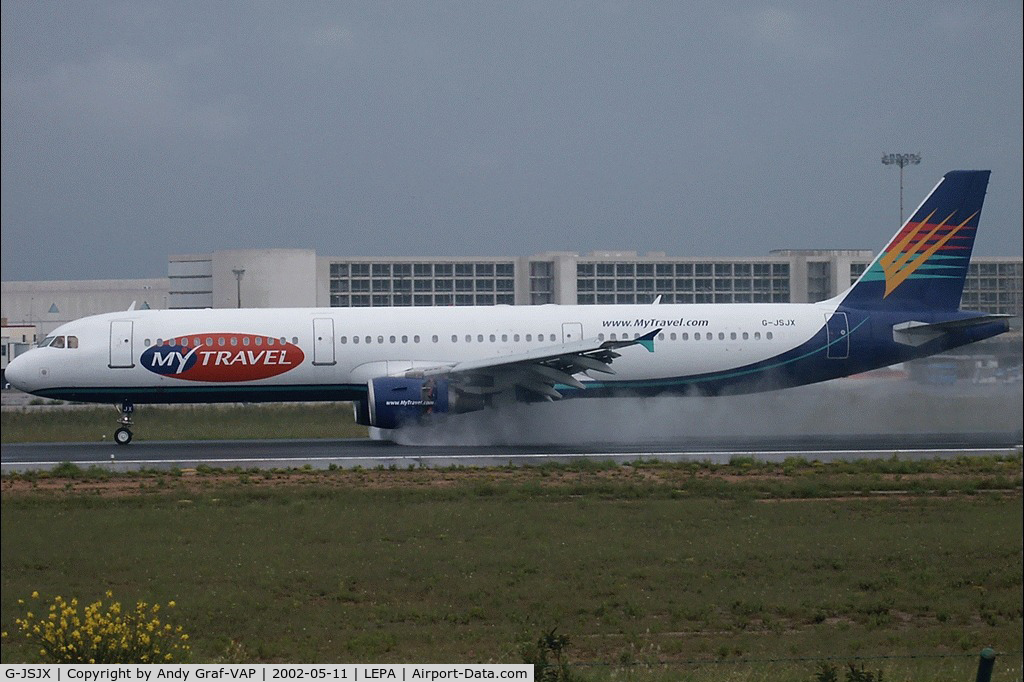 G-JSJX, 1997 Airbus A321-211 C/N 808, MyTravel A321