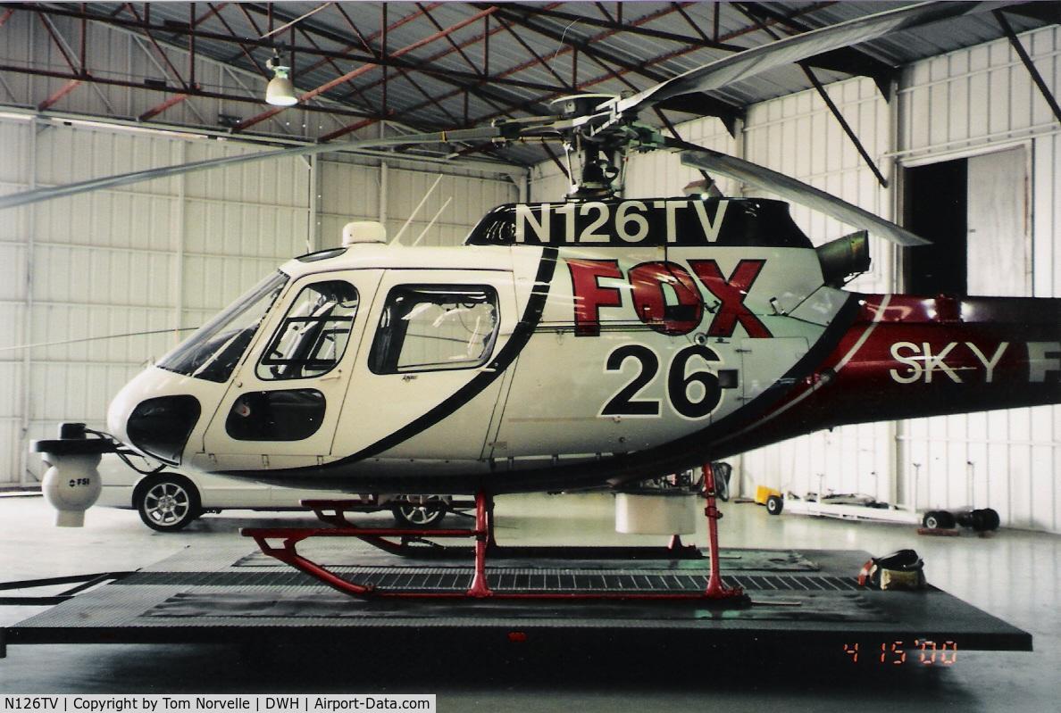 N126TV, Bell 407 C/N 53743, Helicopter Services Hangar, Hooks Airport