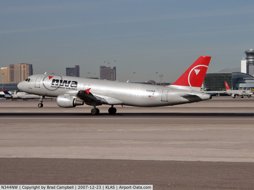 N344NW, 1993 Airbus A320-212 C/N 388, Northwest Airlines / 1997 Airbus Industrie A320-232