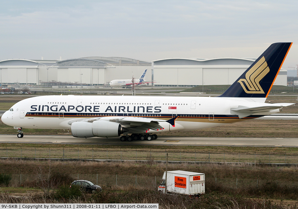 9V-SKB, 2006 Airbus A380-841 C/N 005, Second A380 delivered as 
