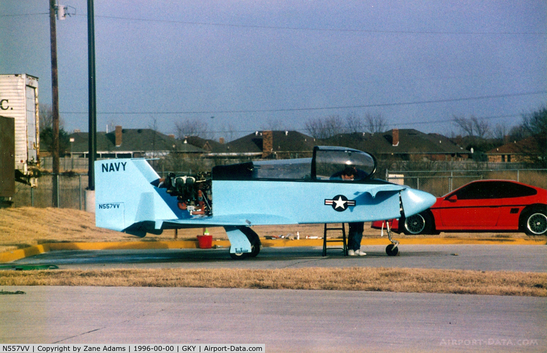 N557VV, 1991 Rutan VariViggen SP C/N 557, At Arlington Municipal