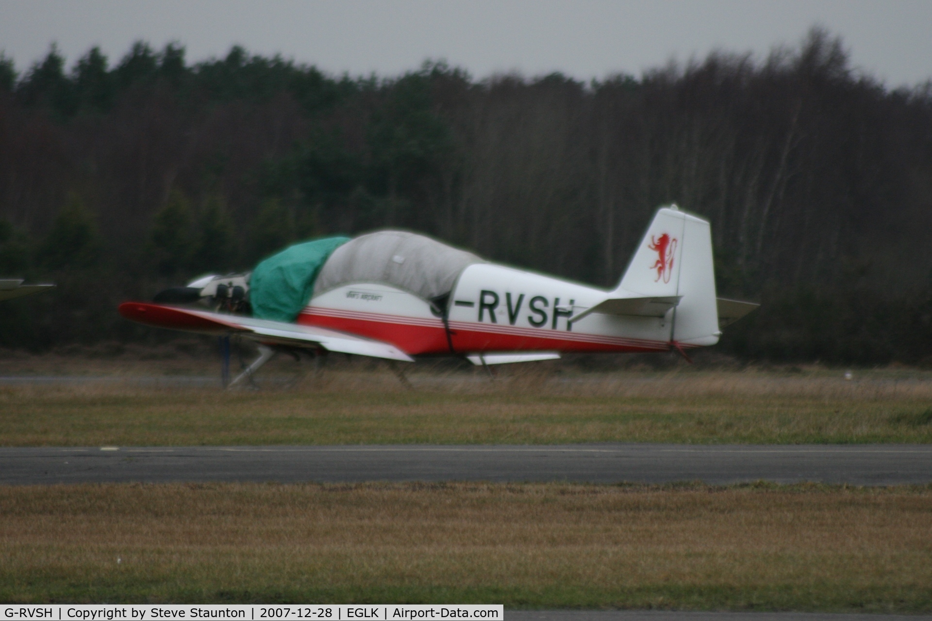 G-RVSH, 2004 Vans RV-6A C/N PFA 181A-13026, Taken at Blackbushe Airport 28th December 2007