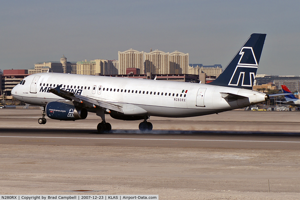 N280RX, 1991 Airbus A320-231 C/N 280, Mexicana / 1991 Airbus Industrie A320-231