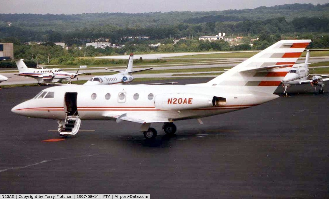N20AE, 1971 Dassault Falcon (Mystere) 20F C/N 258, This registration was previously worn by a Dassault 20 Fan Jet Falcon cn 258 (now N300SF)