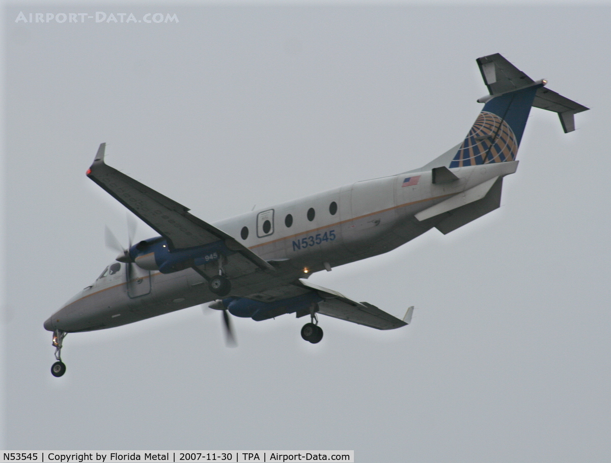 N53545, 1995 Beech 1900D C/N UE-185, Continental Connection