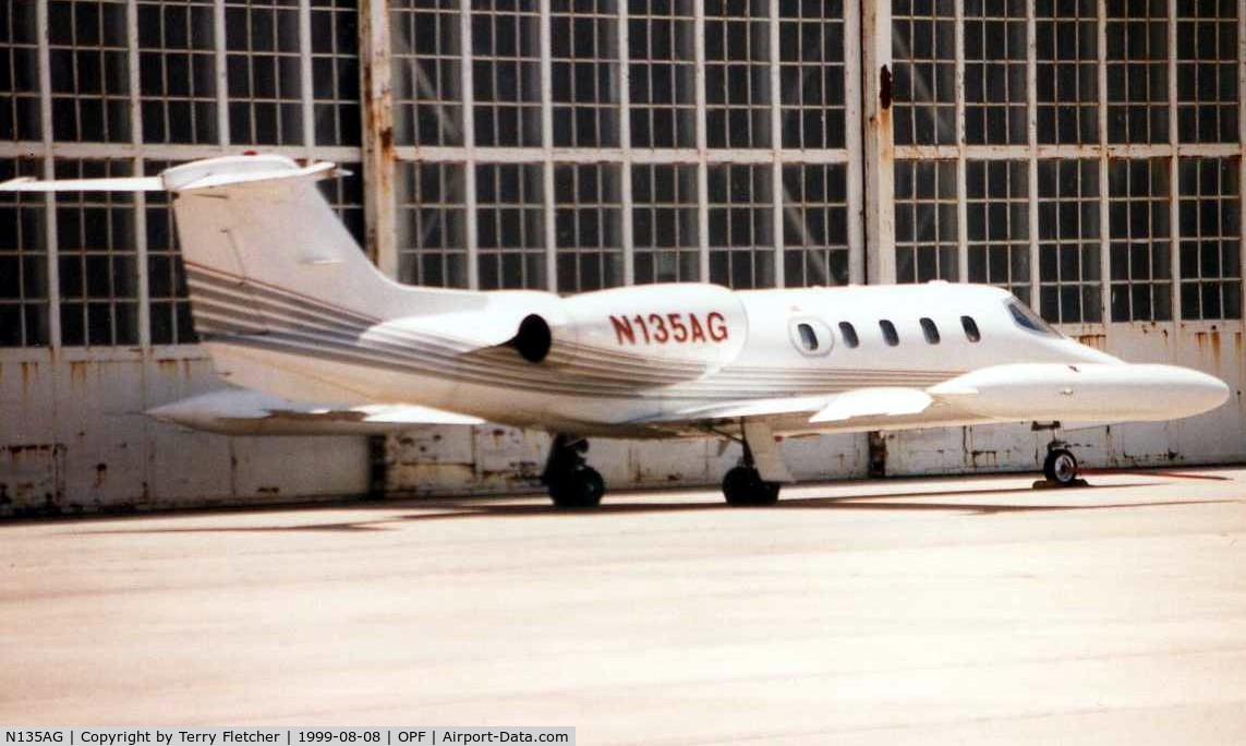 N135AG, 1977 Gates Learjet 35A C/N 132, Learjet 35 at Opa Locka during 1999