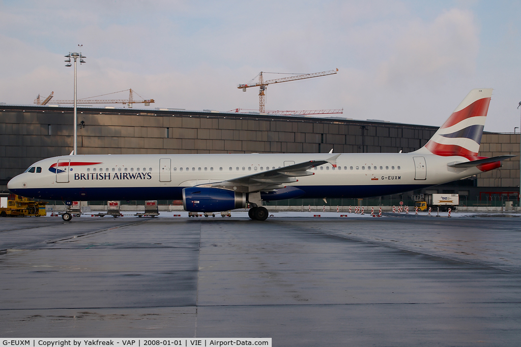 G-EUXM, 2007 Airbus A321-231 C/N 3290, British Airways Airbus A321
