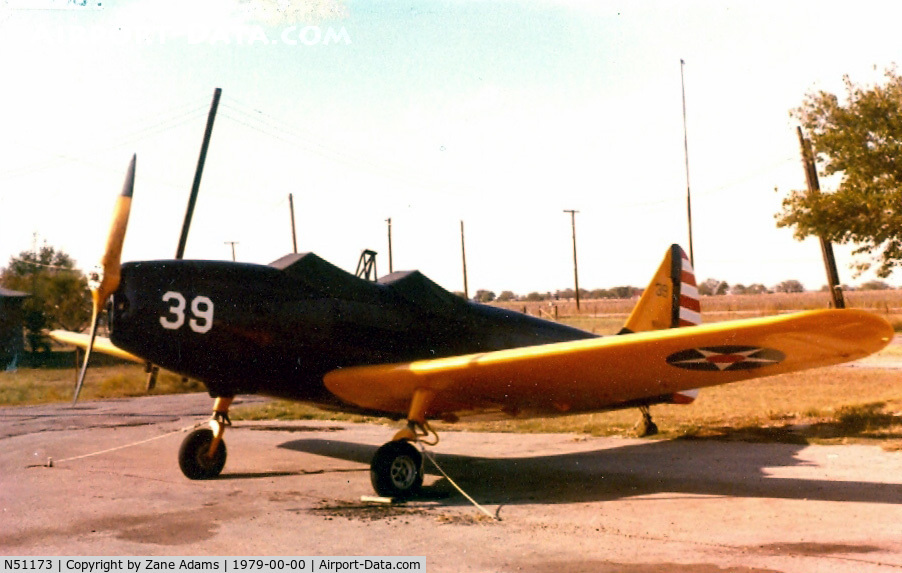 N51173, 1944 Fairchild M-62A C/N 10564AE, PT-19 at the Former Blue Mound Ft. Worth, TX Airport  -  http://www.airfields-freeman.com/TX/Airfields_TX_FtWorth_N.html#bluemound