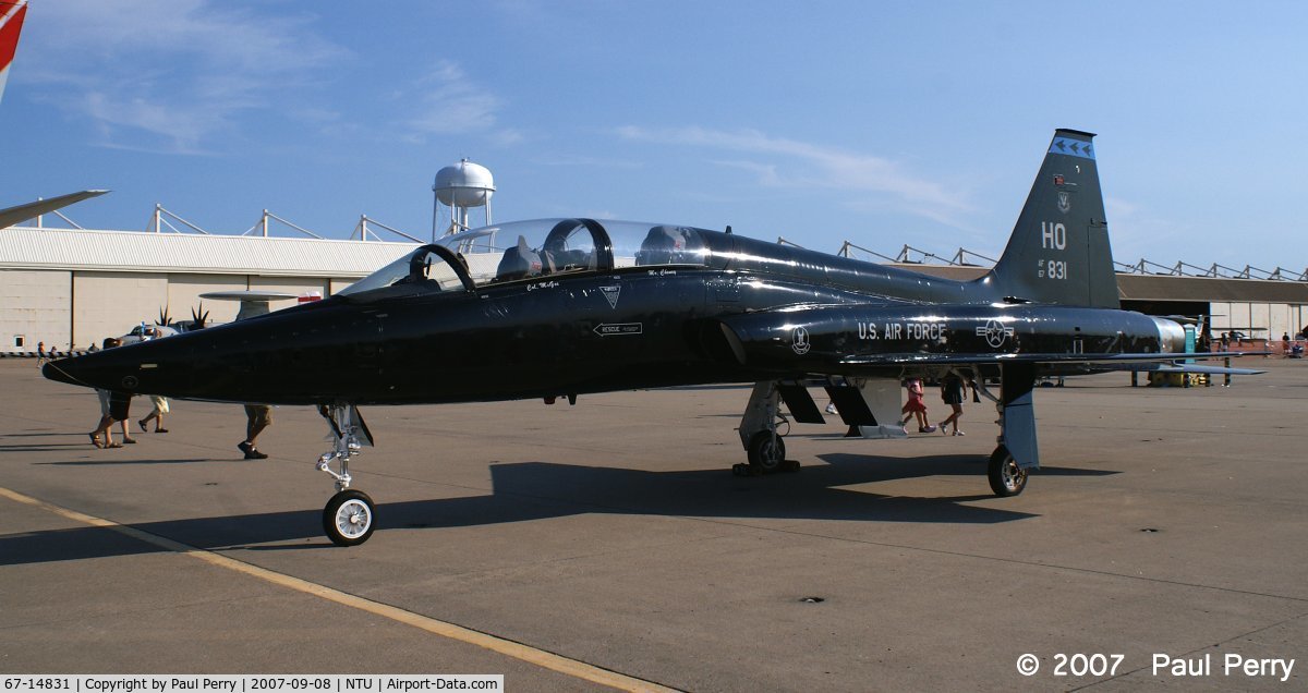 67-14831, 1966 Northrop T-38A Talon C/N T.6026, With an F-117 at the show, you know there'll be a Black Talon