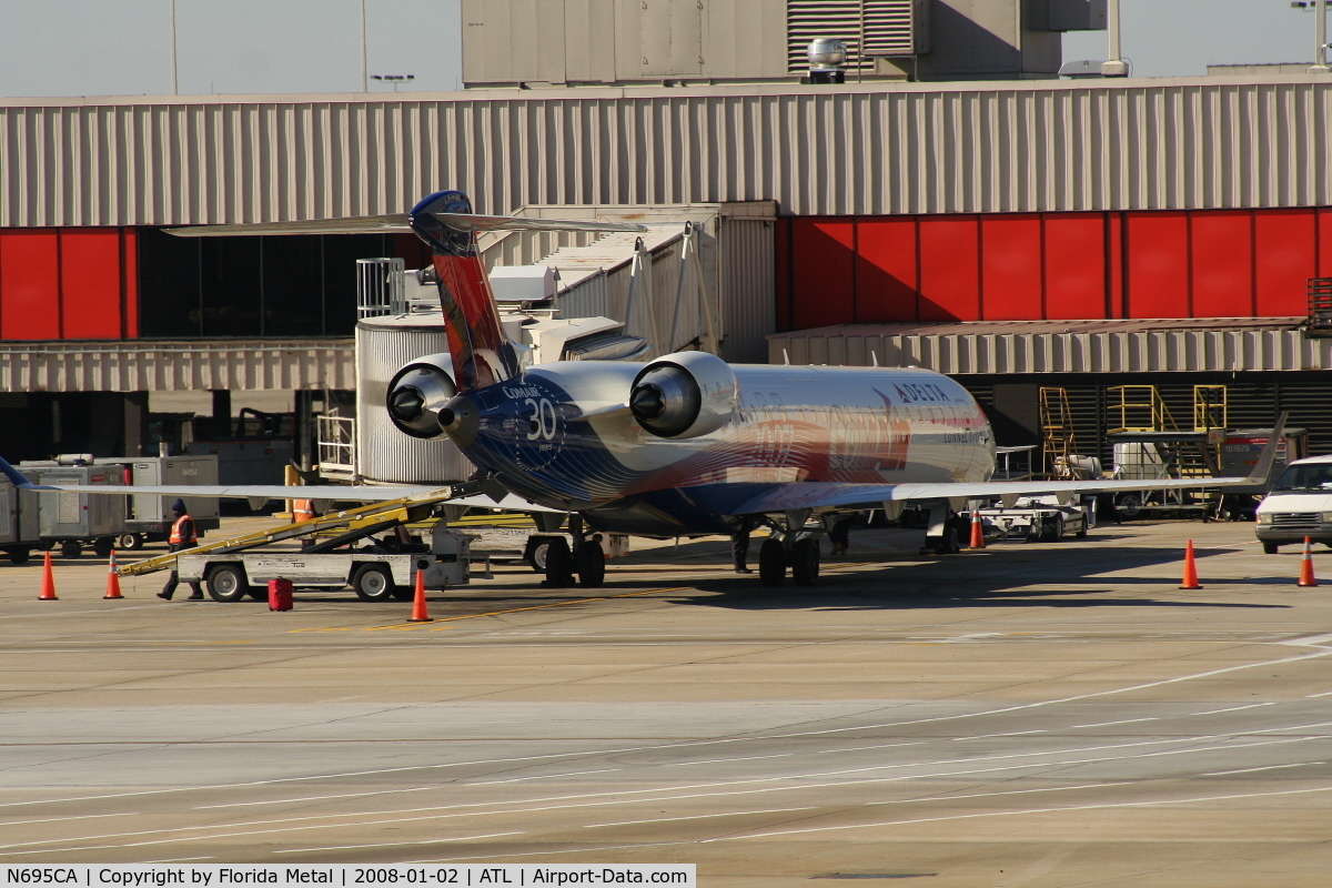 N695CA, 2006 Bombardier CRJ-900ER (CL-600-2D24) C/N 15097, Comair 30th Anniversary