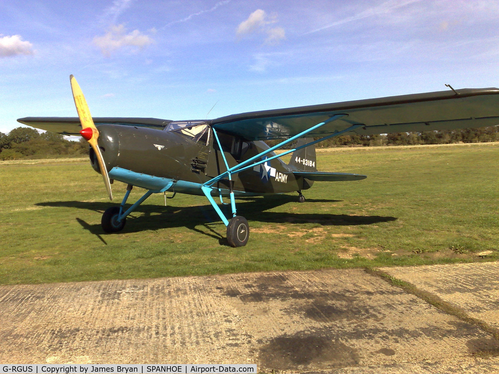 G-RGUS, 1946 Fairchild UC-61K Argus III (24R-46A) C/N 1145, Owned by James and Patric Bryan based at Sibson