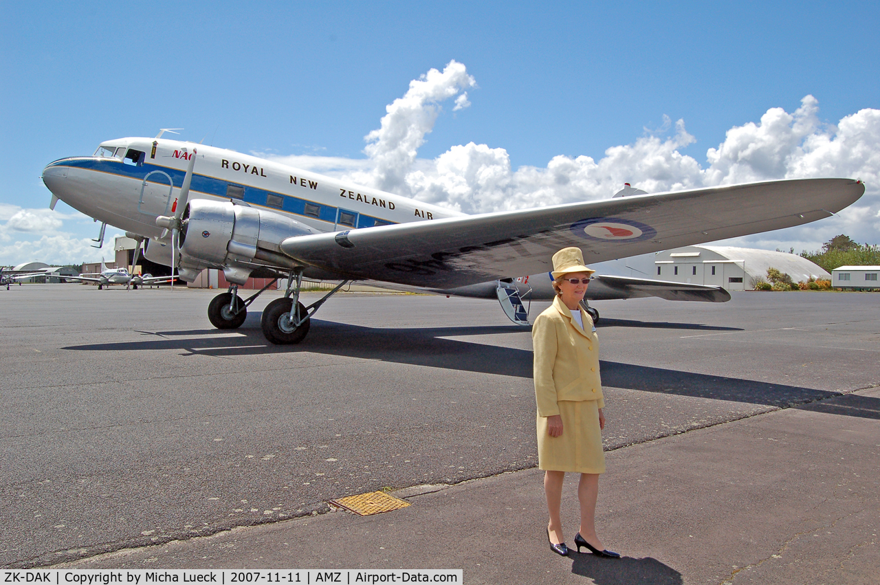 ZK-DAK, 1944 Douglas DC3C-S1C3G (C-47B) C/N 15035, At Ardmore