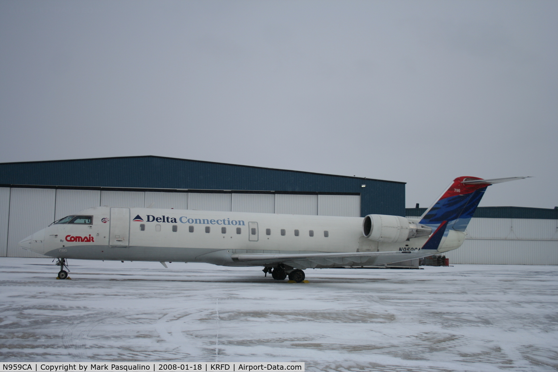 N959CA, 1996 Canadair CRJ-100ER (CL-600-2B19) C/N 7116, CL-600-2B19