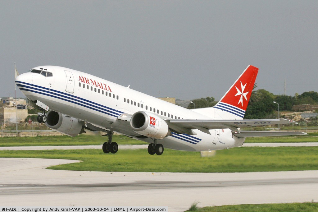 9H-ADI, 1998 Boeing 737-33A C/N 27460, Air Malta 737-300