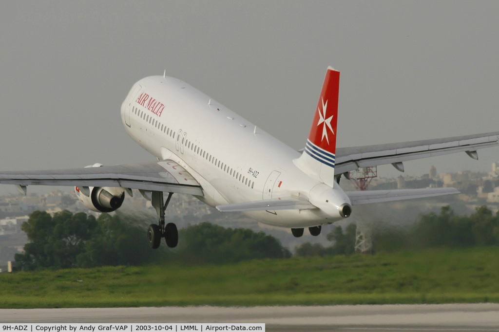 9H-ADZ, 1992 Airbus A320-211 C/N 331, Air Malta A320