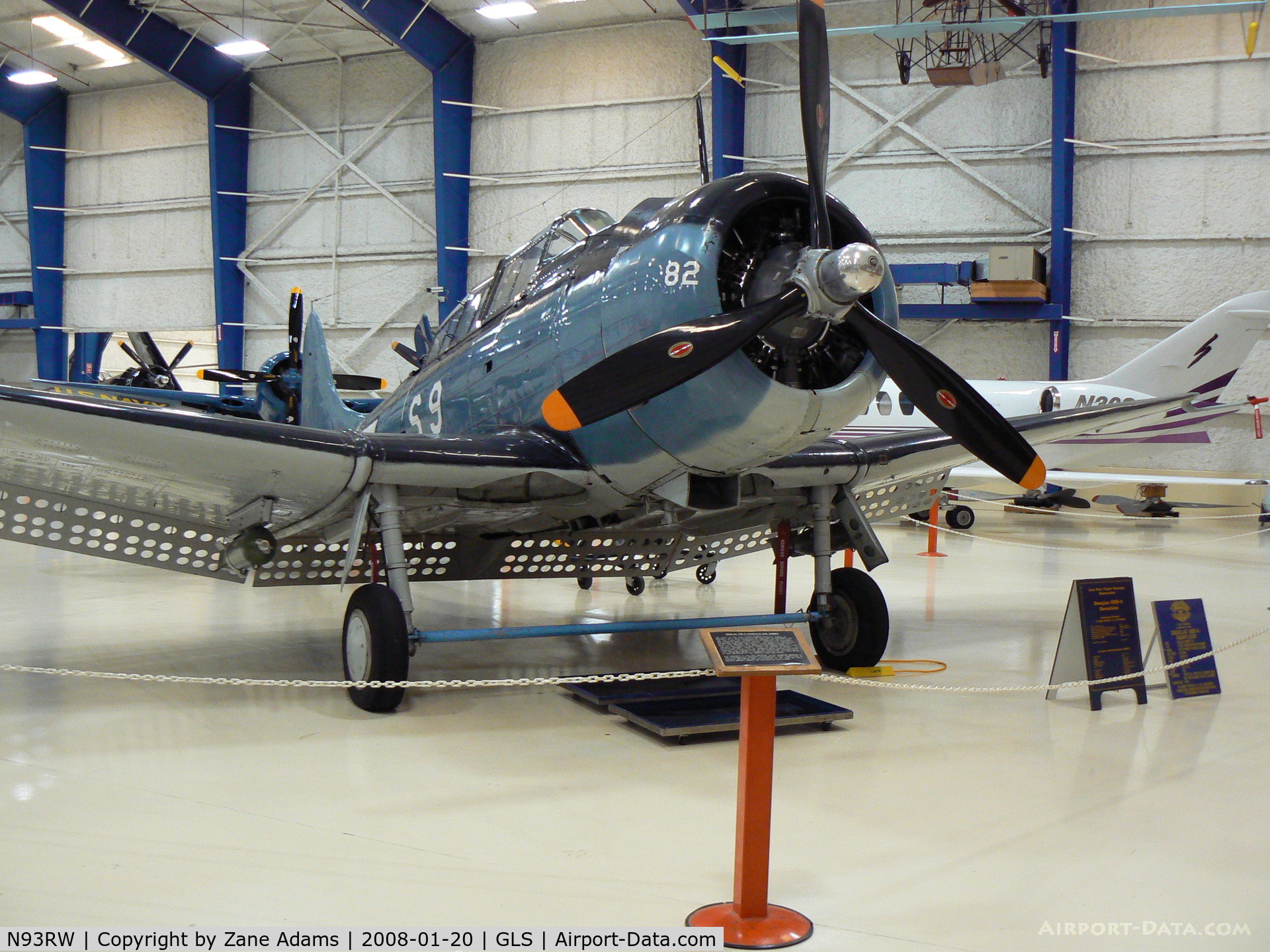 N93RW, 1942 Douglas A-24B C/N 42-54682, Lone Star Flight Museum