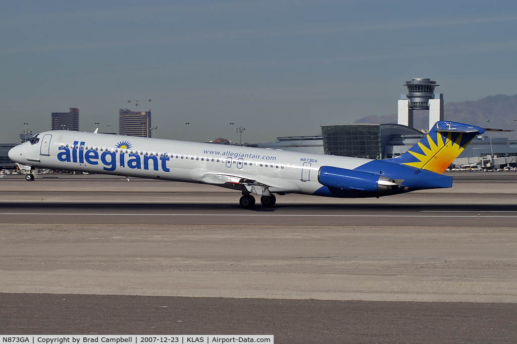 N873GA, 1988 McDonnell Douglas MD-83 (DC-9-83) C/N 49658, Allegiant Air / 1988 McDonnell Douglas MD-83