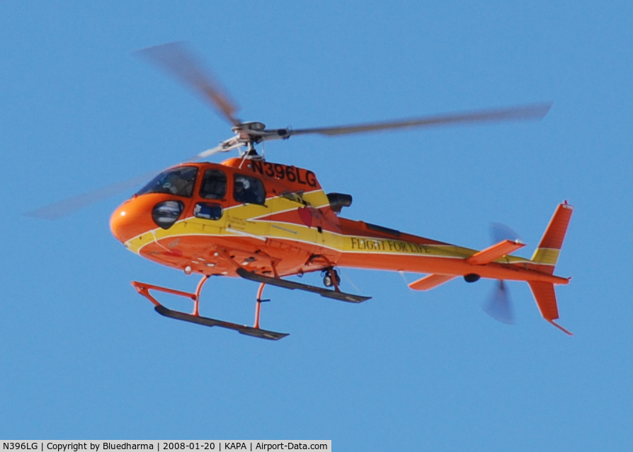 N396LG, 2000 Eurocopter AS-350B-3 Ecureuil Ecureuil C/N 3336, Approach to KAPA