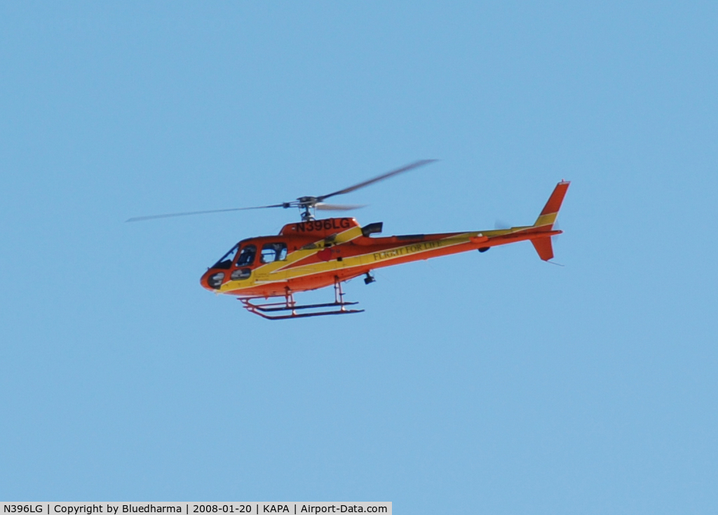 N396LG, 2000 Eurocopter AS-350B-3 Ecureuil Ecureuil C/N 3336, Departure from KAPA