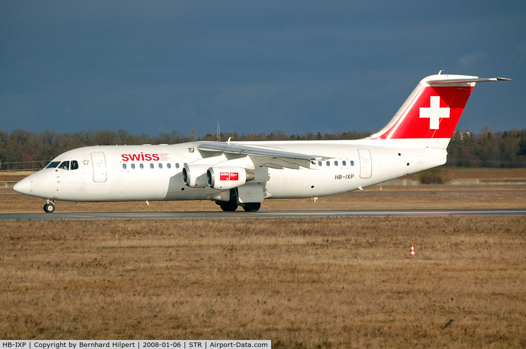 HB-IXP, 1996 British Aerospace Avro 146-RJ100 C/N E3283, Swiss