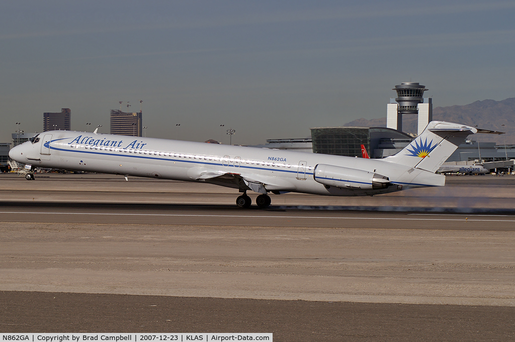 N862GA, 1987 McDonnell Douglas MD-83 (DC-9-83) C/N 49556, Allegiant Air / 1987 McDonnell Douglas DC-9-83(MD-83)