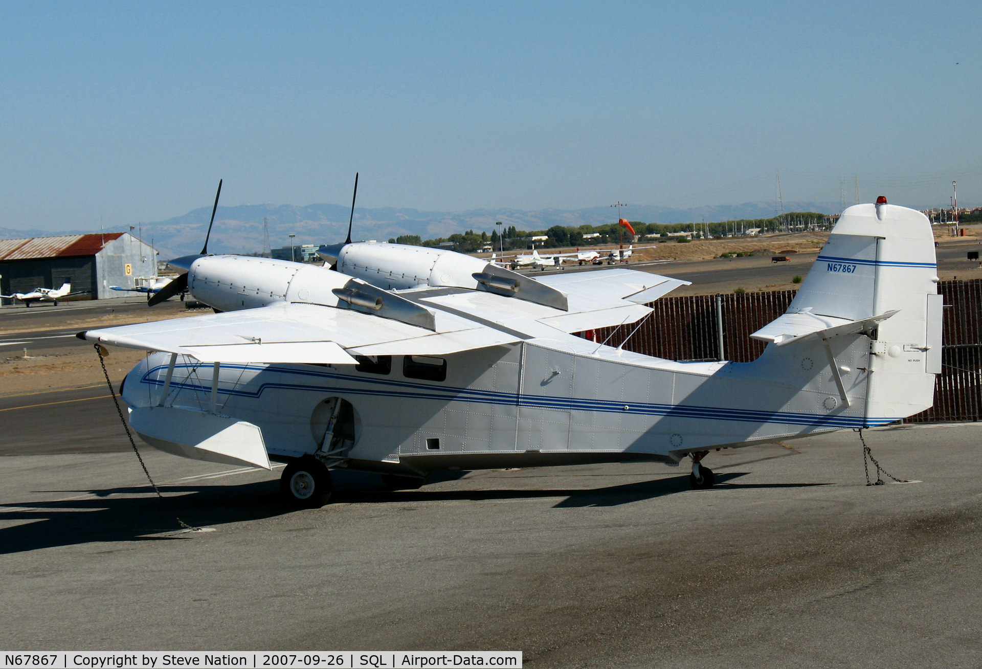 N67867, 1943 Grumman G-44 Widgeon C/N 1317, JMQ Inc. 1943 Grumman G-44 @ San Carlos Airport, CA