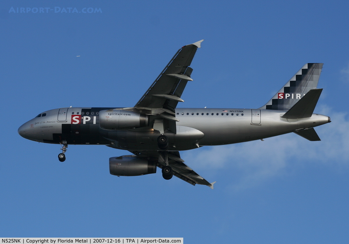 N525NK, 2006 Airbus A319-132 C/N 2942, Spirit