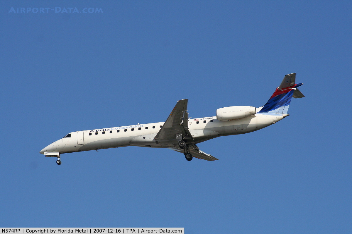 N574RP, 2004 Embraer ERJ-145LR (EMB-145LR) C/N 14500845, Delta Connection