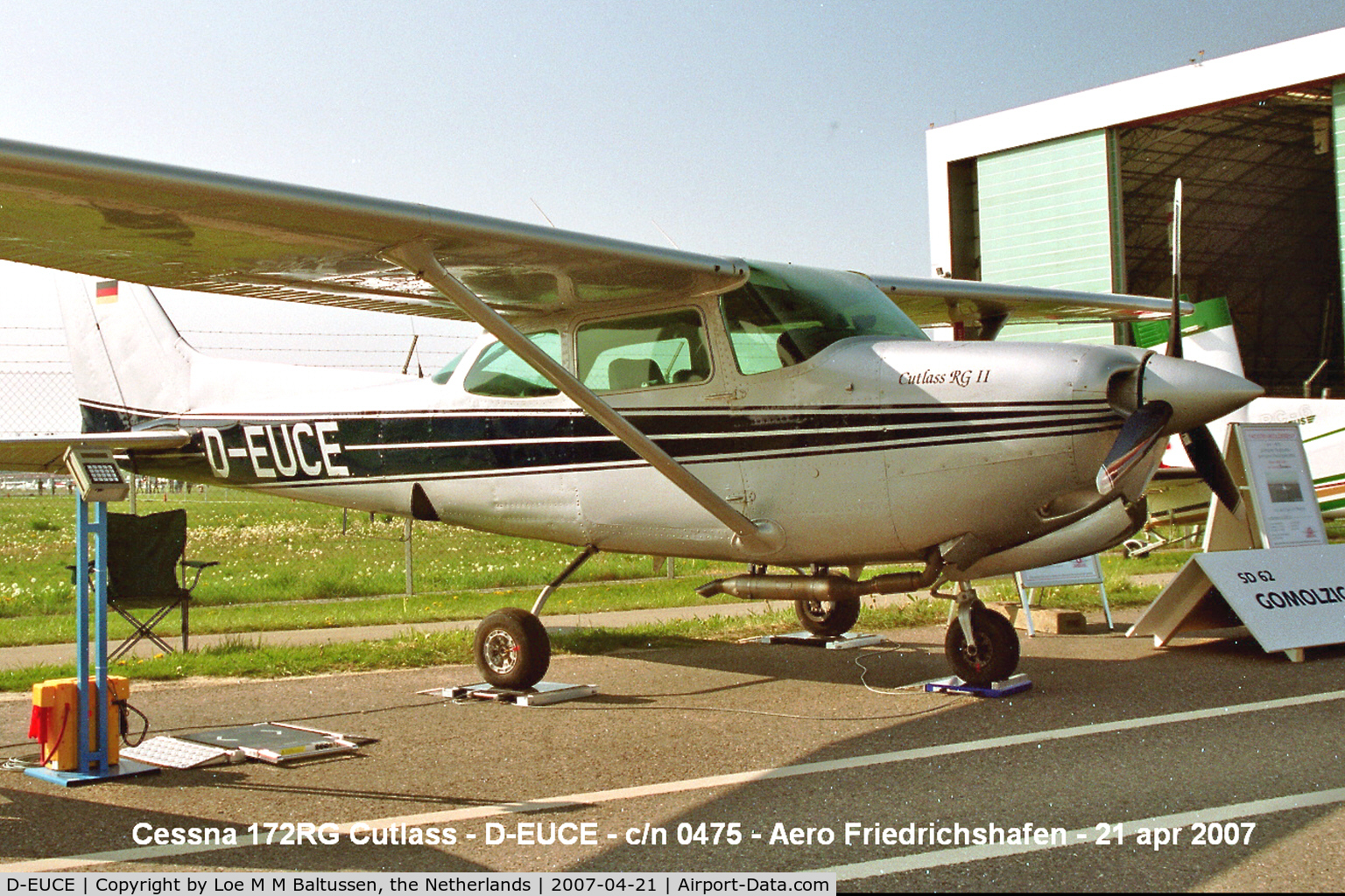 D-EUCE, Cessna 172RG Cutlass RG C/N 172RG0475 ?, friedrichshafen Airport, Germany